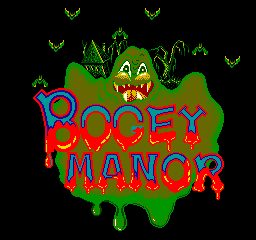 Bogey Manor Title Screen